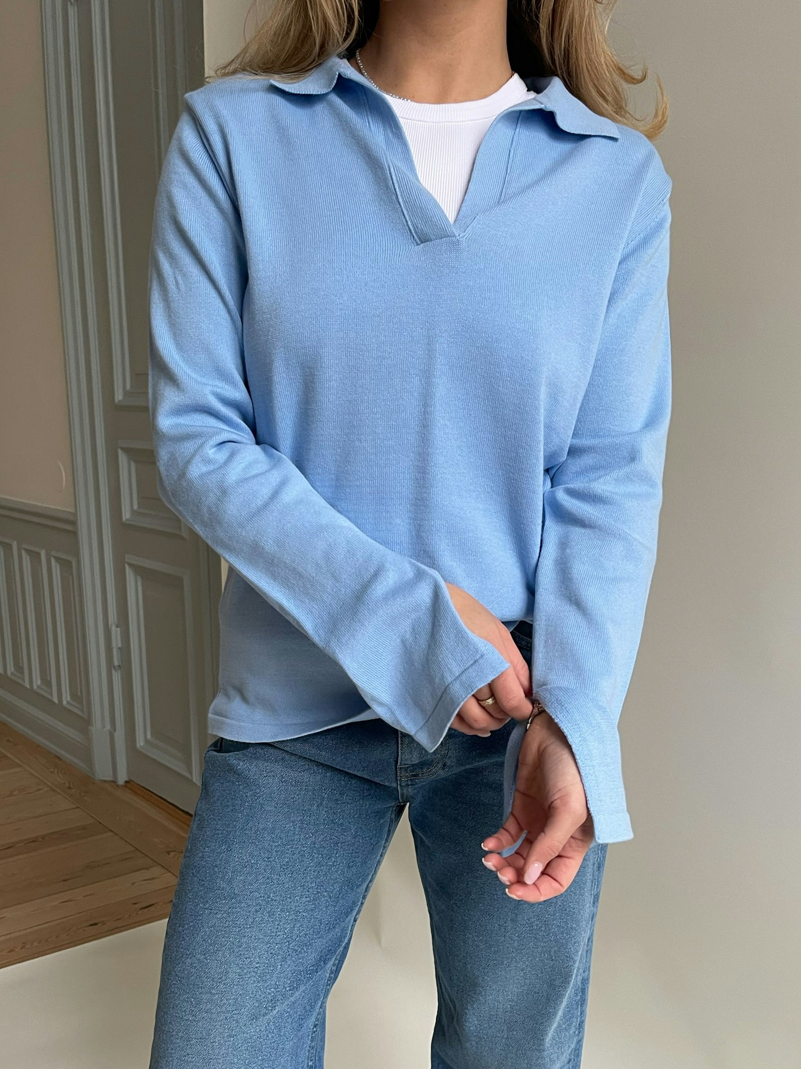 Getaway Top Blue