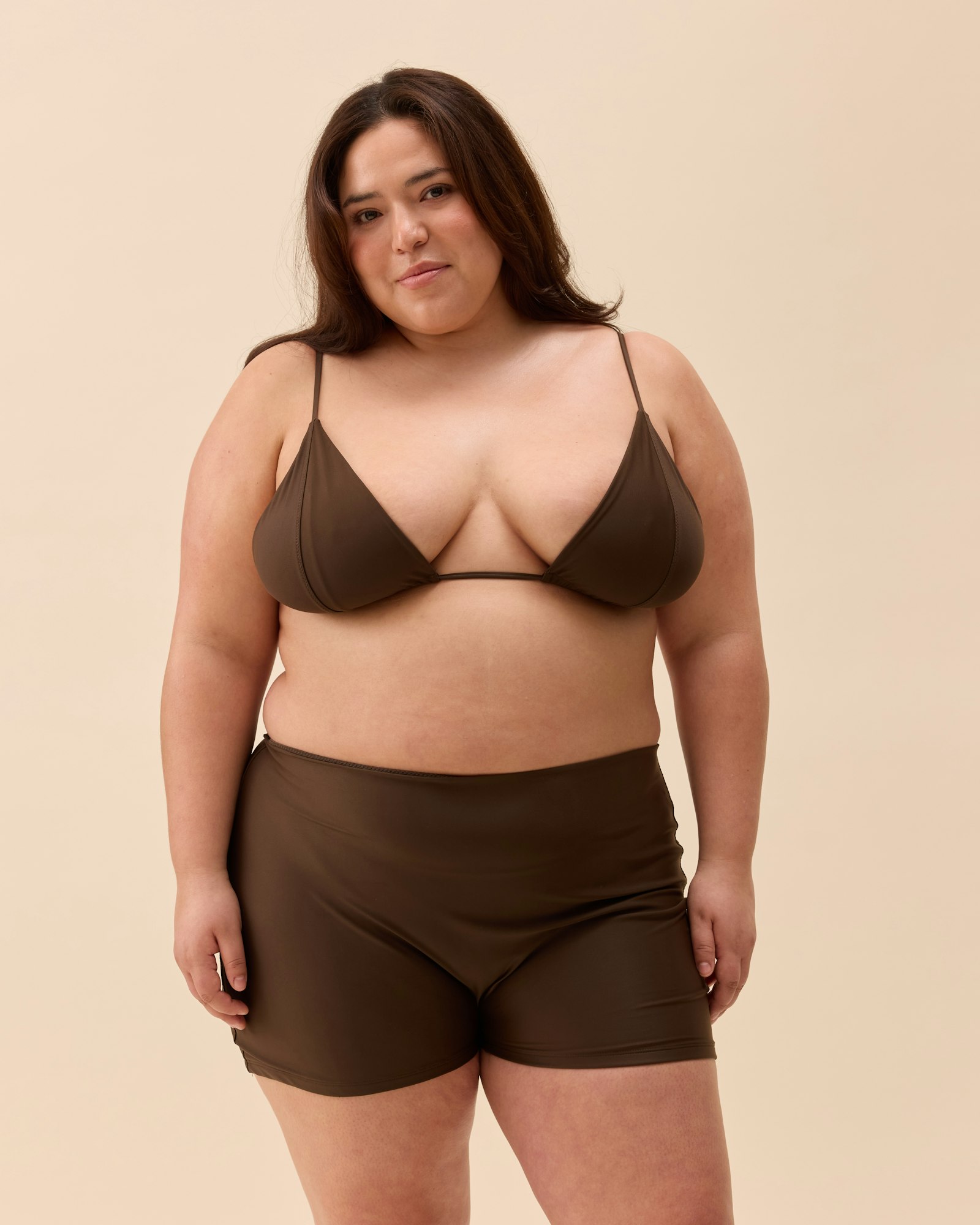 Triangle Bikini Top Cocoa
