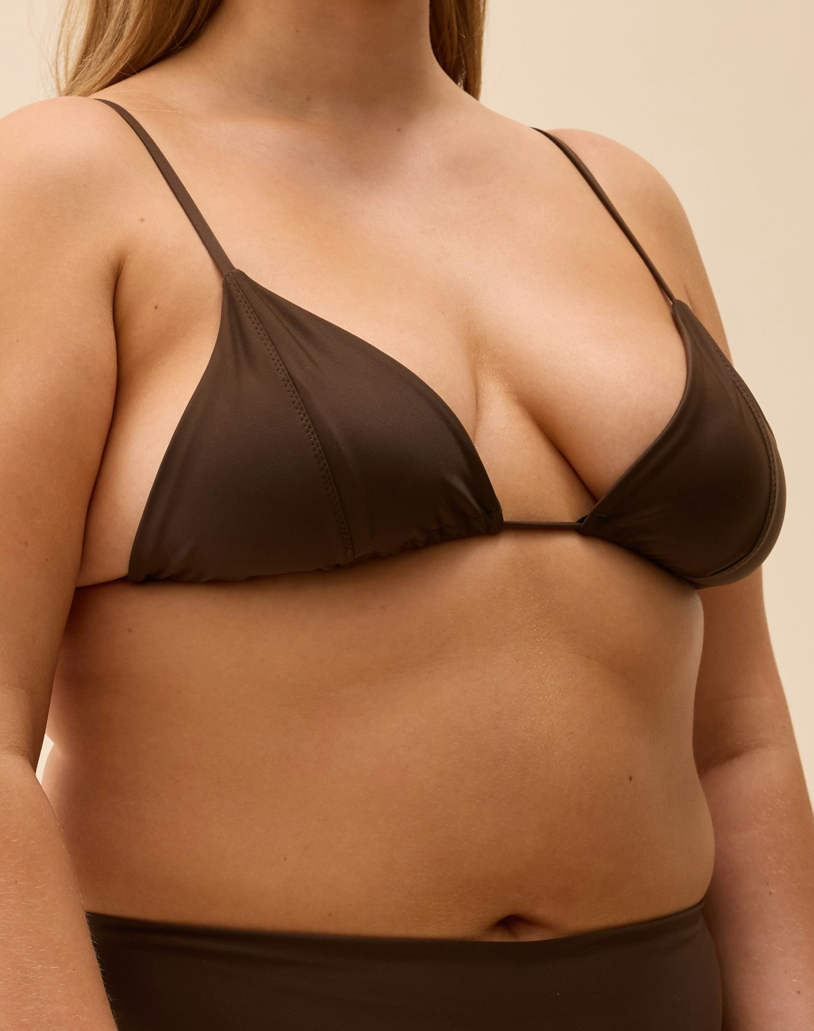 Triangle Bikini Top Cocoa