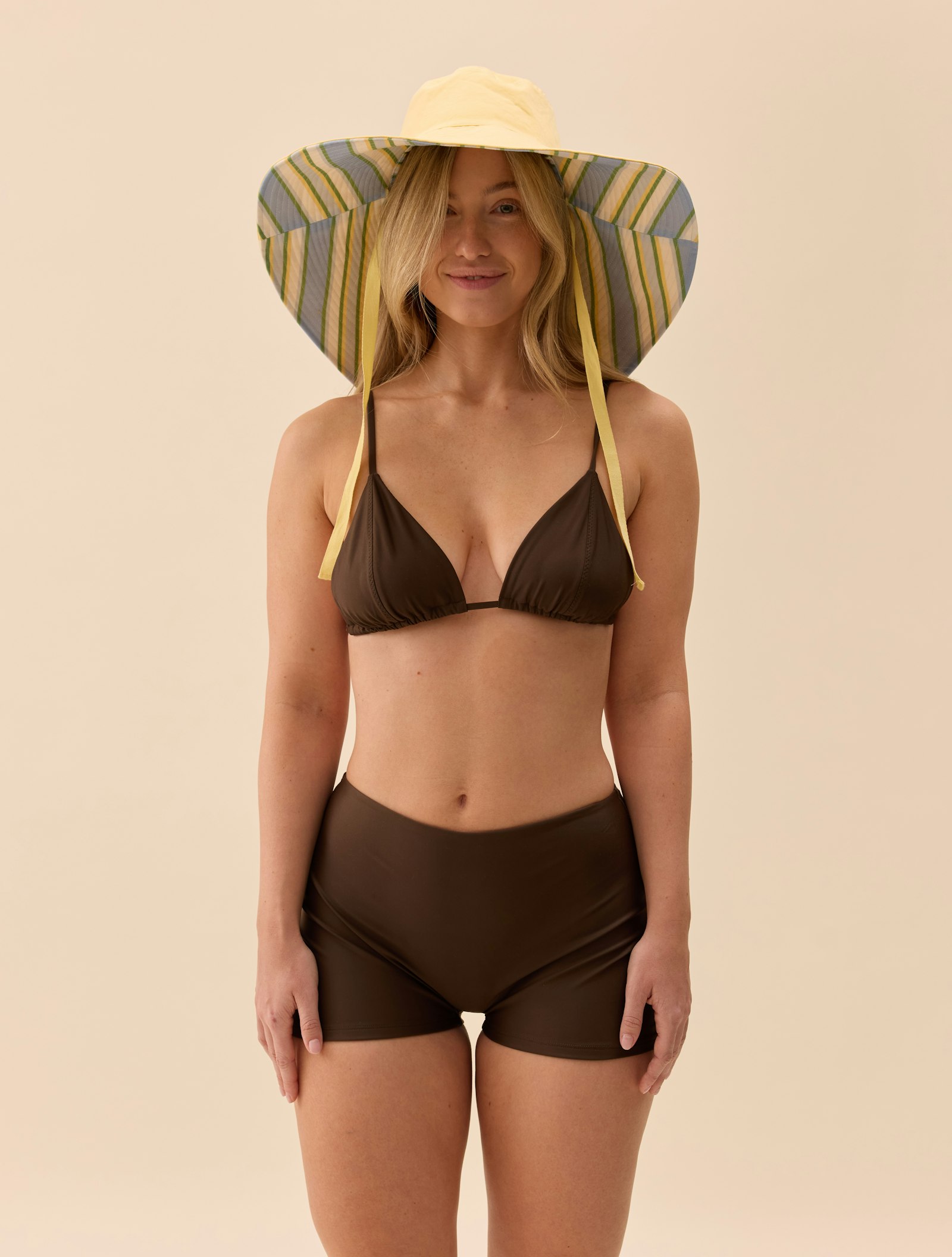 Triangle Bikini Top Cocoa
