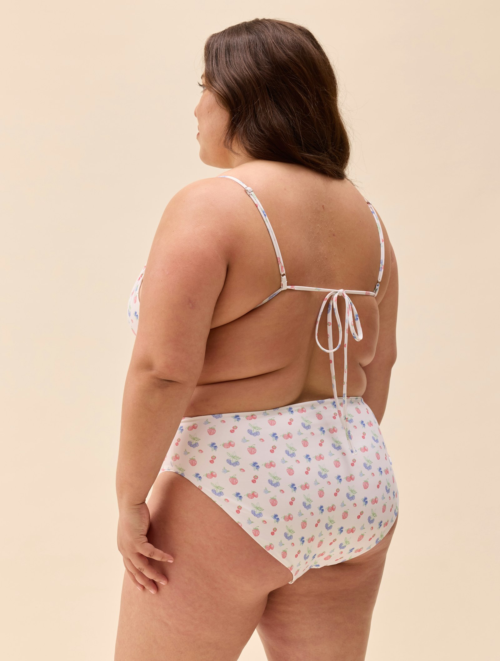 Triangle Bikini Top Summer Berries