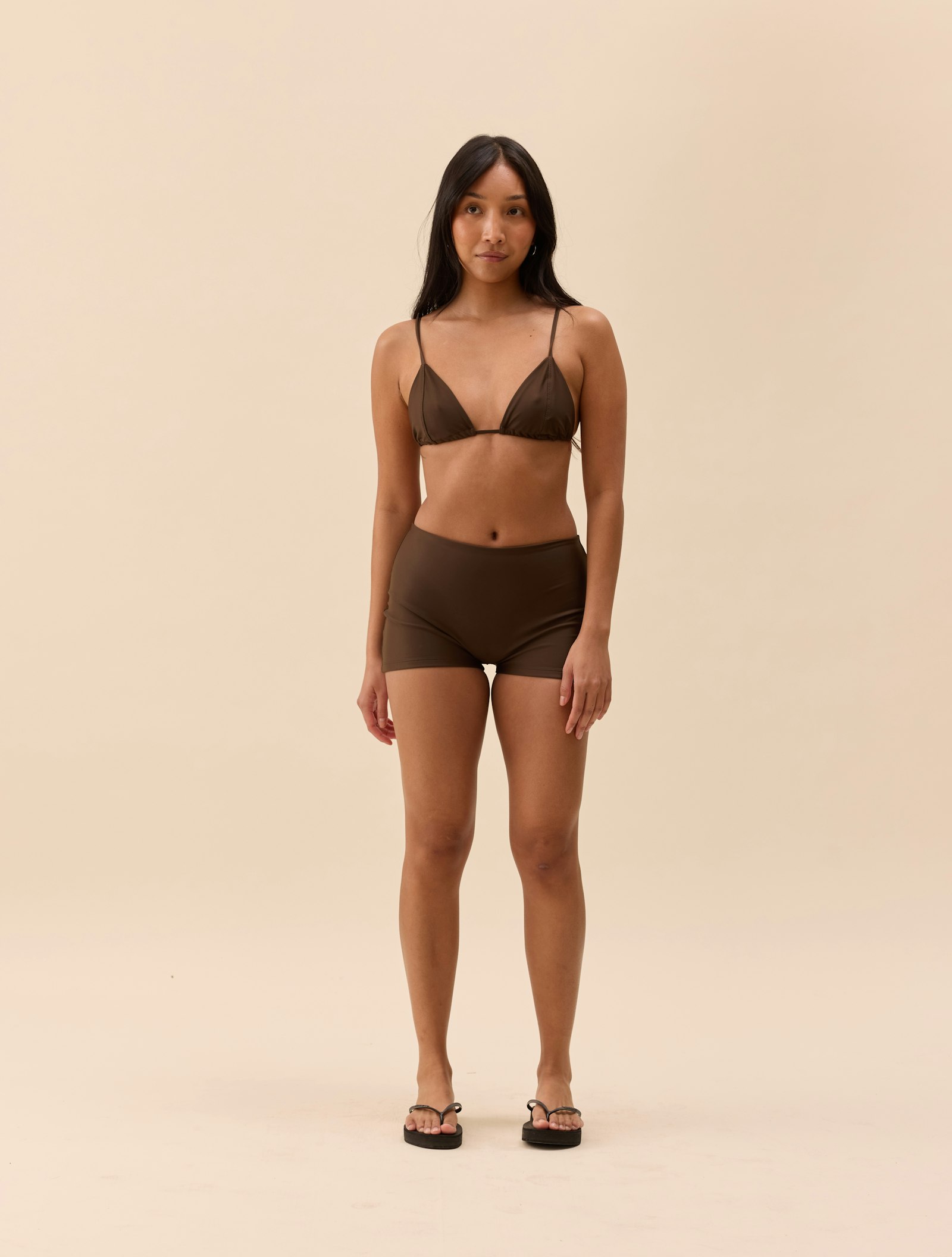 Triangle Bikini Top Cocoa