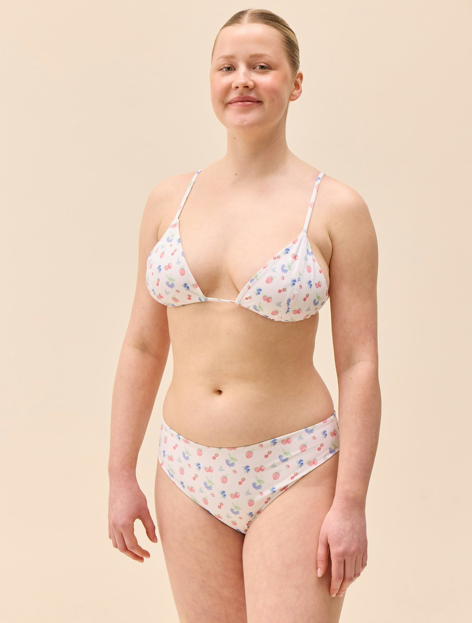 Triangle Bikini Top Summer Berries