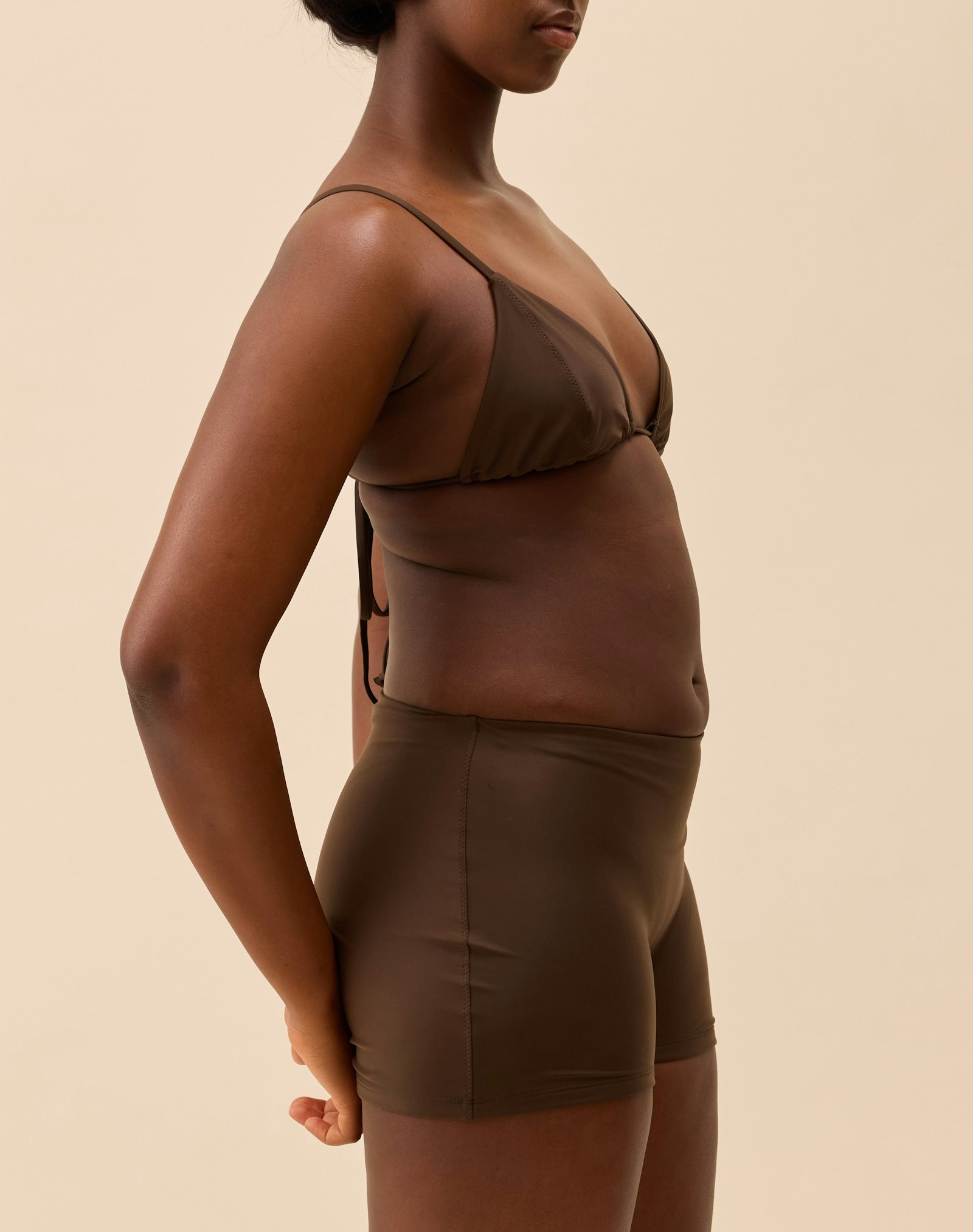 Triangle Bikini Top Cocoa