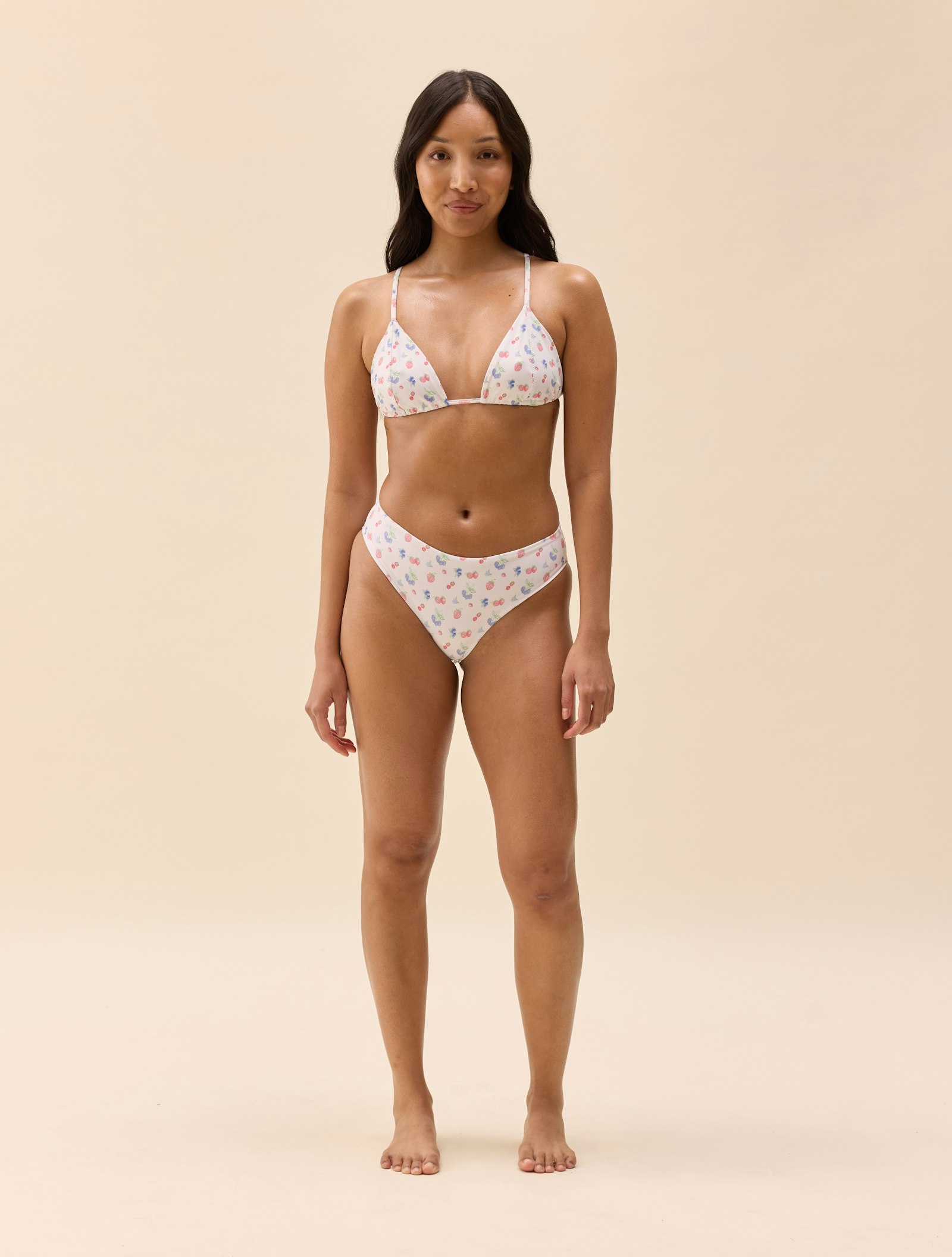 Triangle Bikini Top Summer Berries