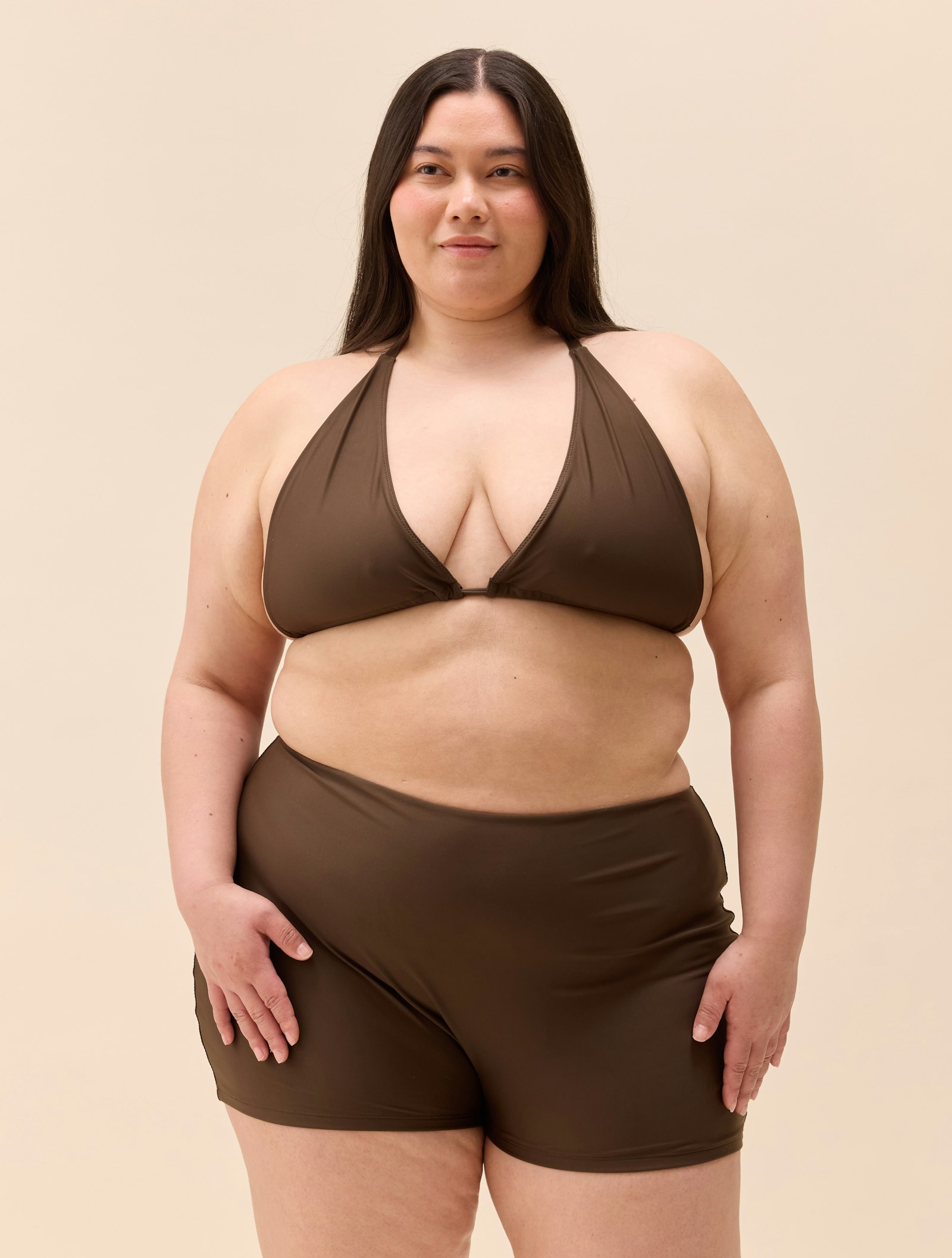 Boxer Bikini Bottom Cocoa