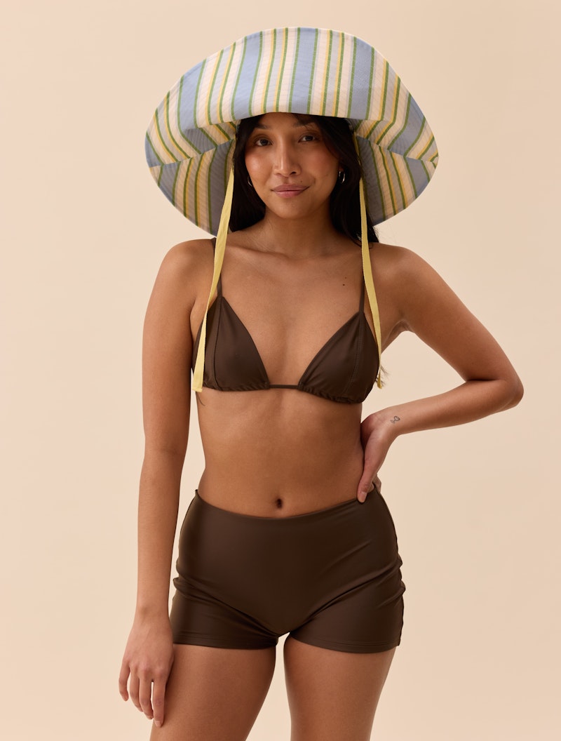 Boxer Bikini Bottom Cocoa