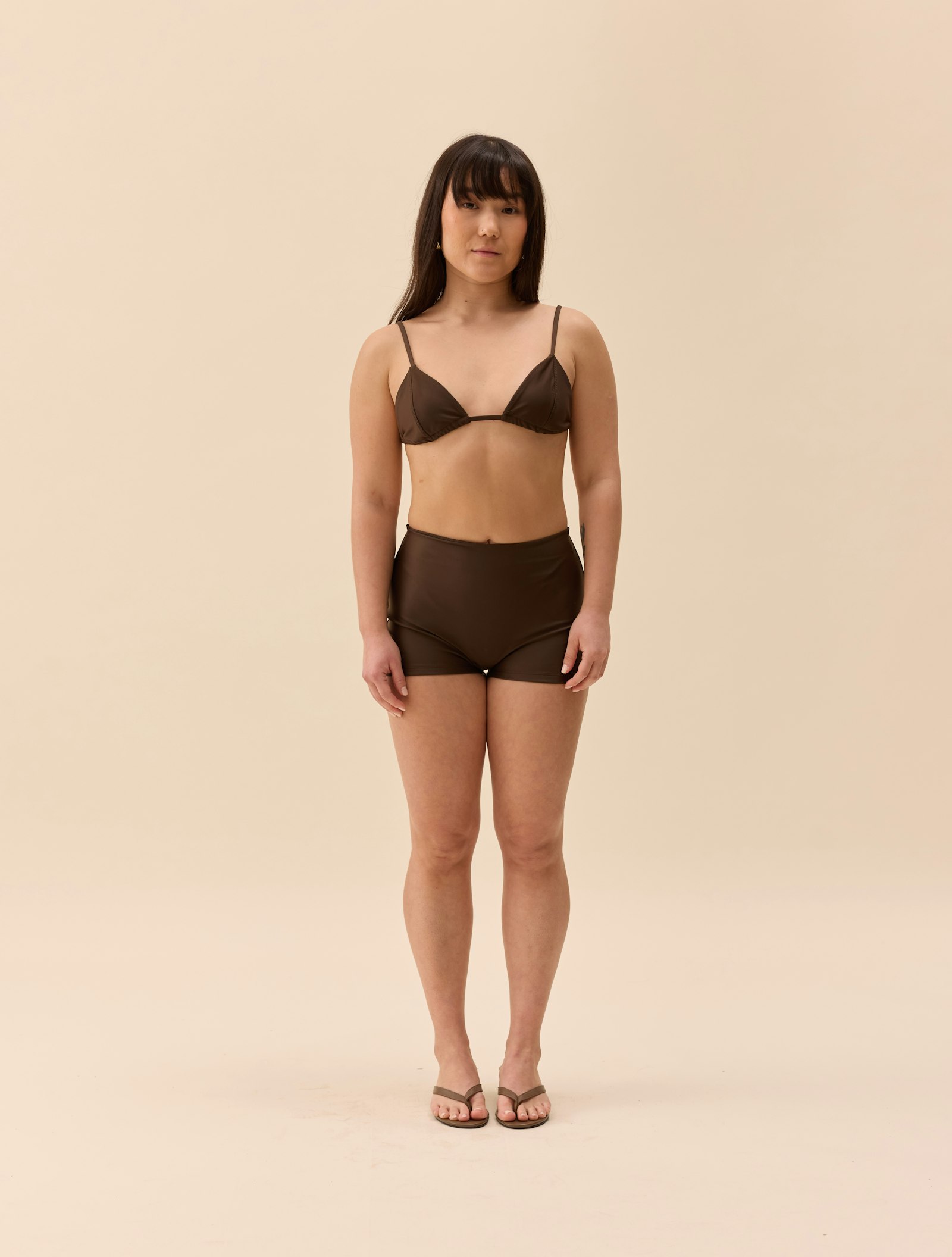 Boxer Bikini Bottom Cocoa
