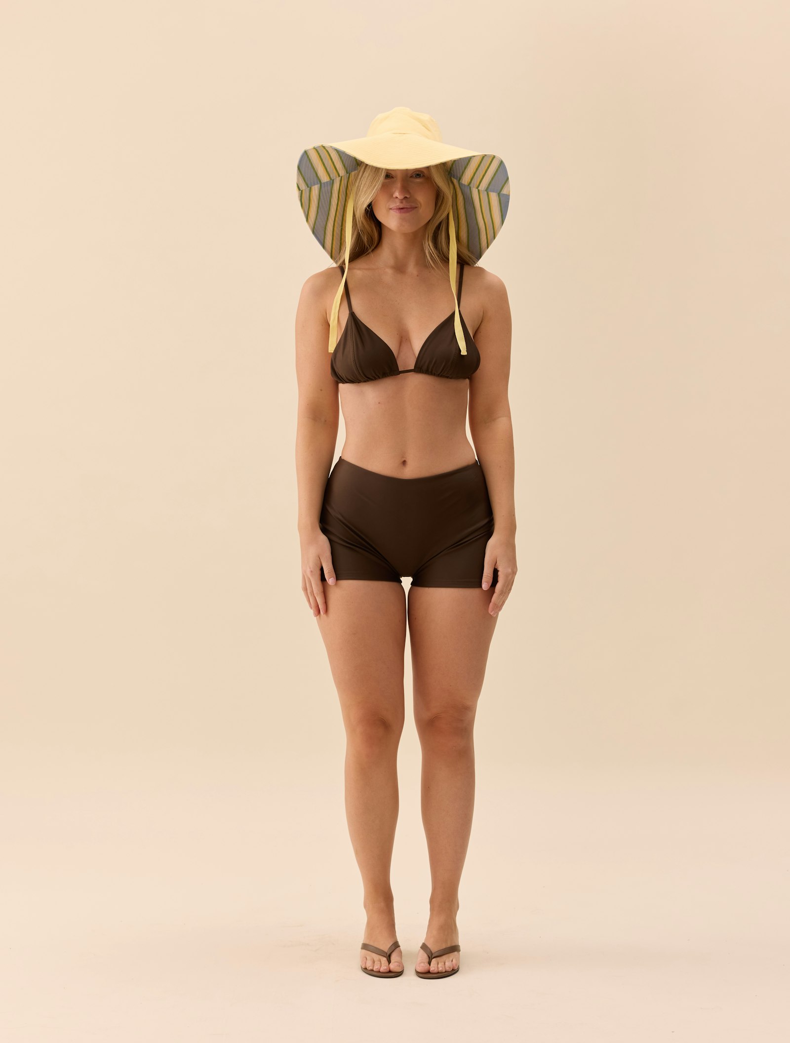 Boxer Bikini Bottom Cocoa