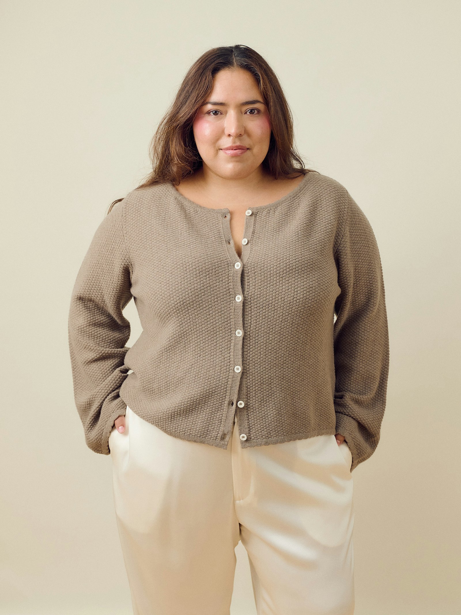Amorini Cardigan Wool Mole