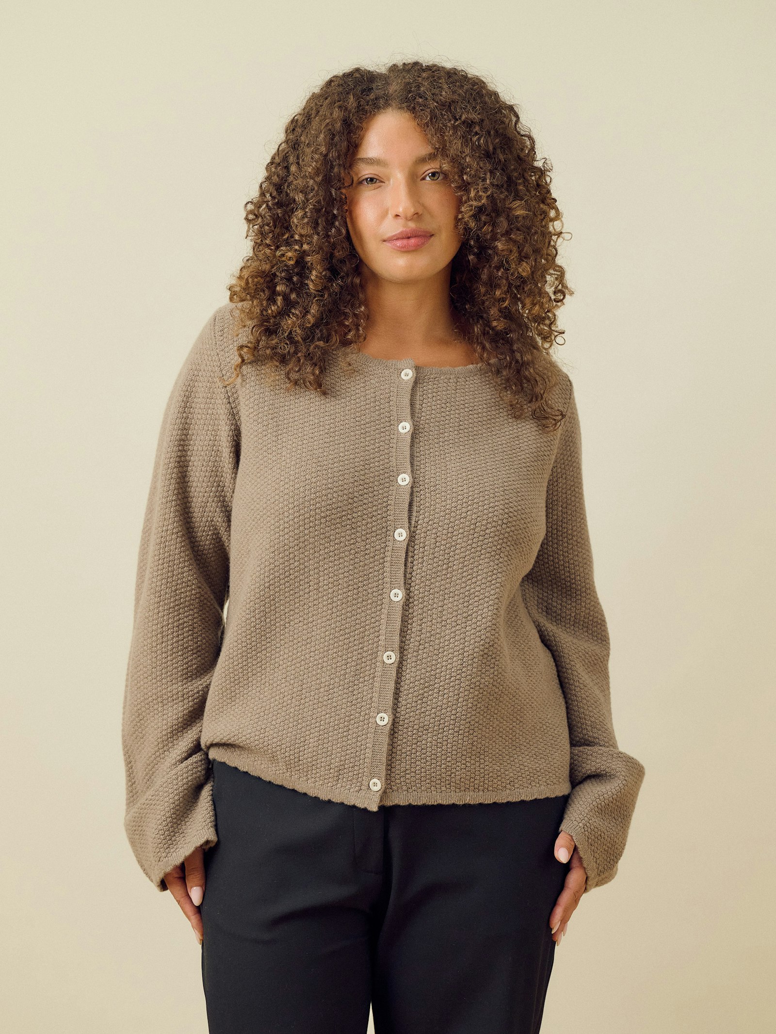 Amorini Cardigan Wool Mole