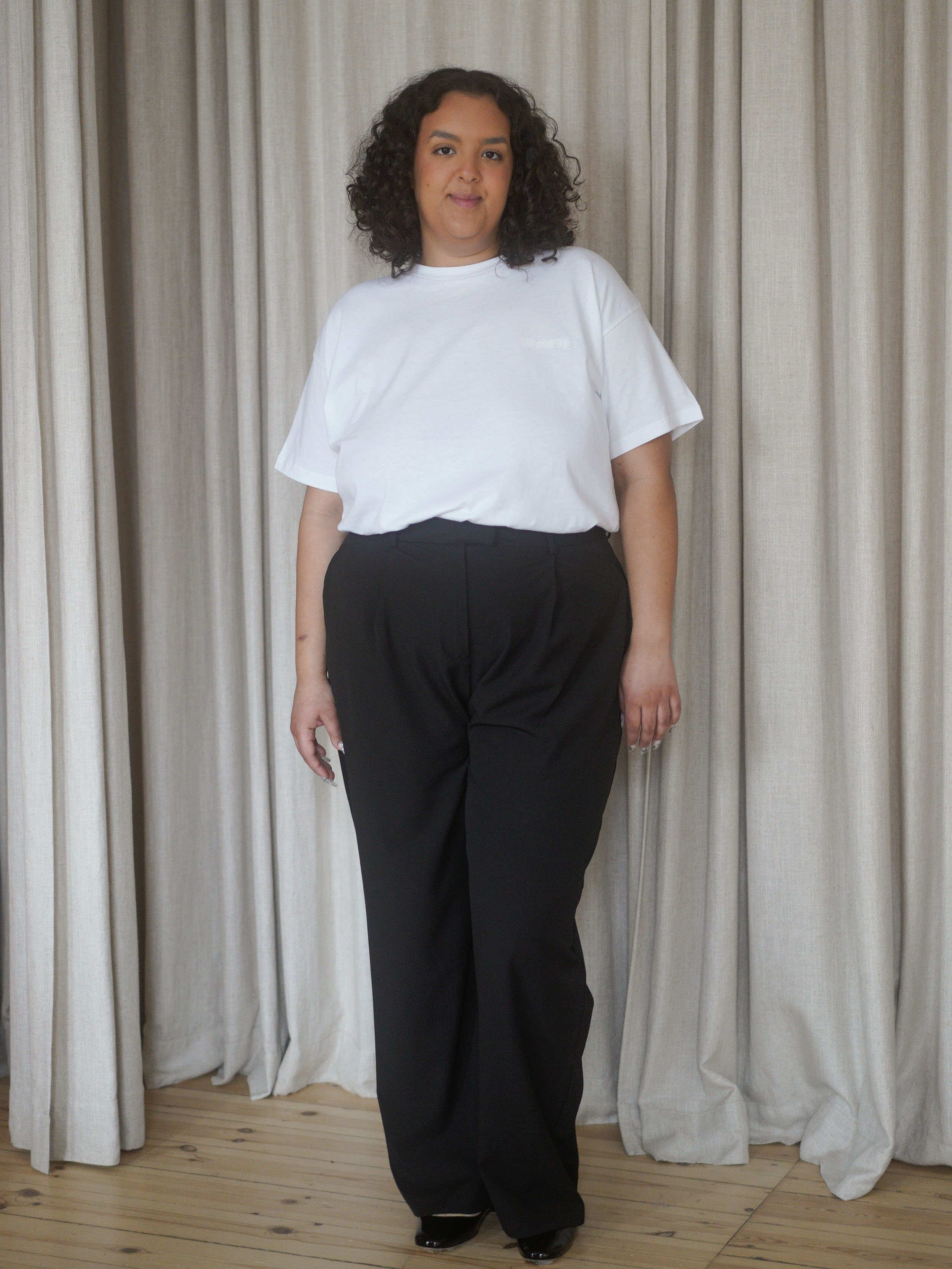 ●Sienne● Essential Tshirt White S5UTS06WH Sienne Basic T-shirt (White) - sienne