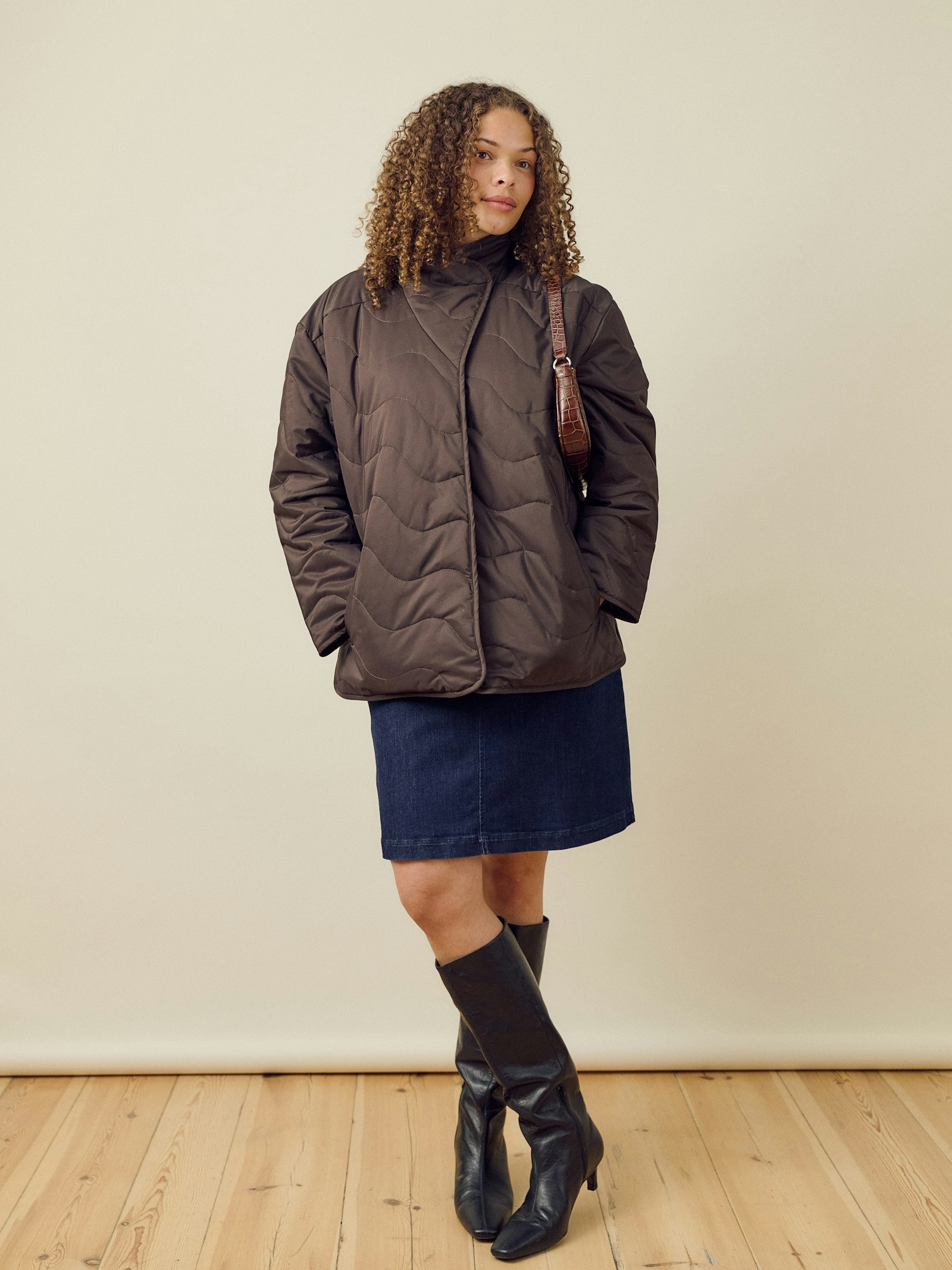 Quilted Jacket Espresso