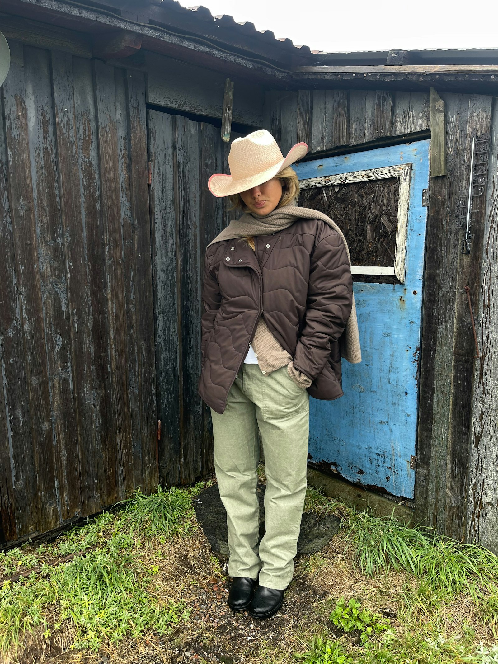 Quilted Jacket Espresso