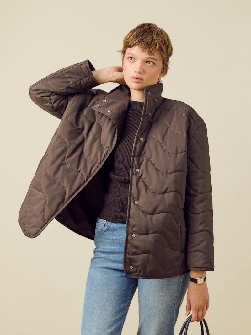 Quilted Jacket Espresso