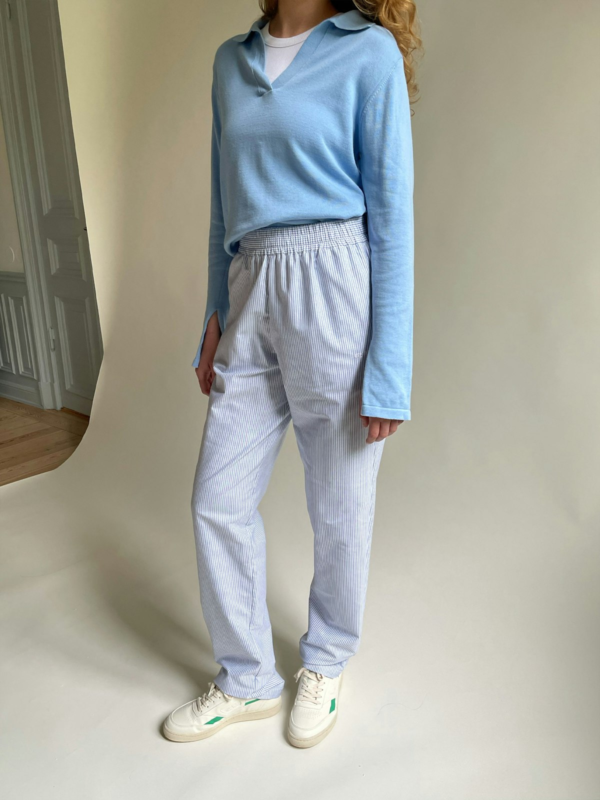 Breezy Pants Blue Stripe - Tall