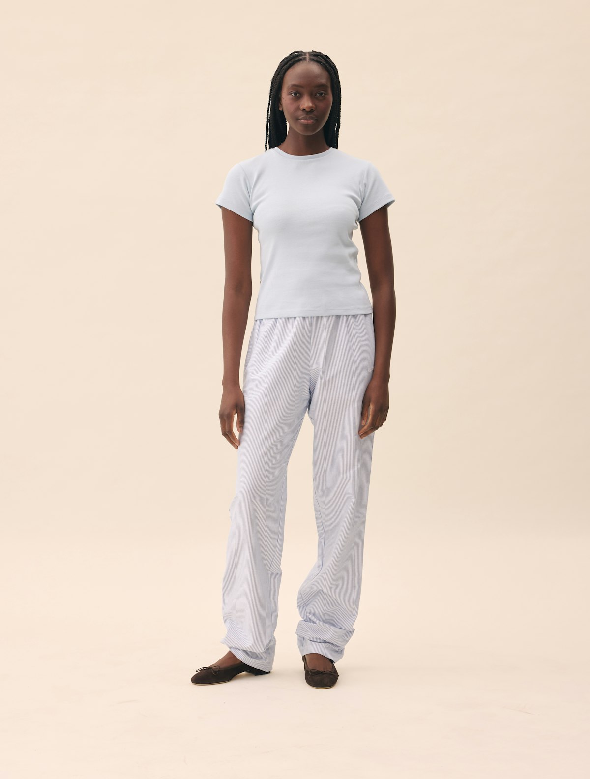 Breezy Pants Blue Stripe - Tall