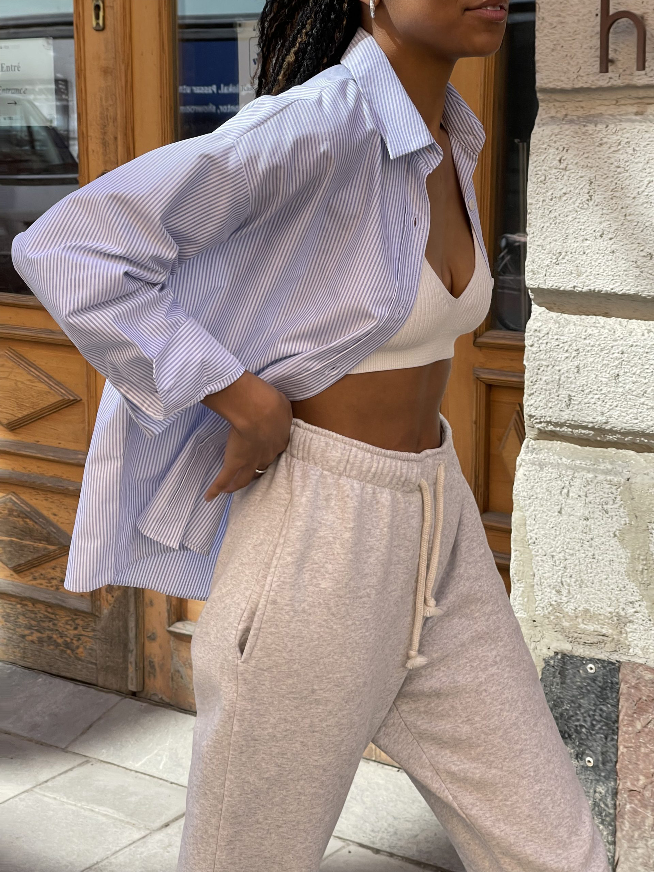 Staple Sweatpants Grey - Grey | Djerf Avenue
