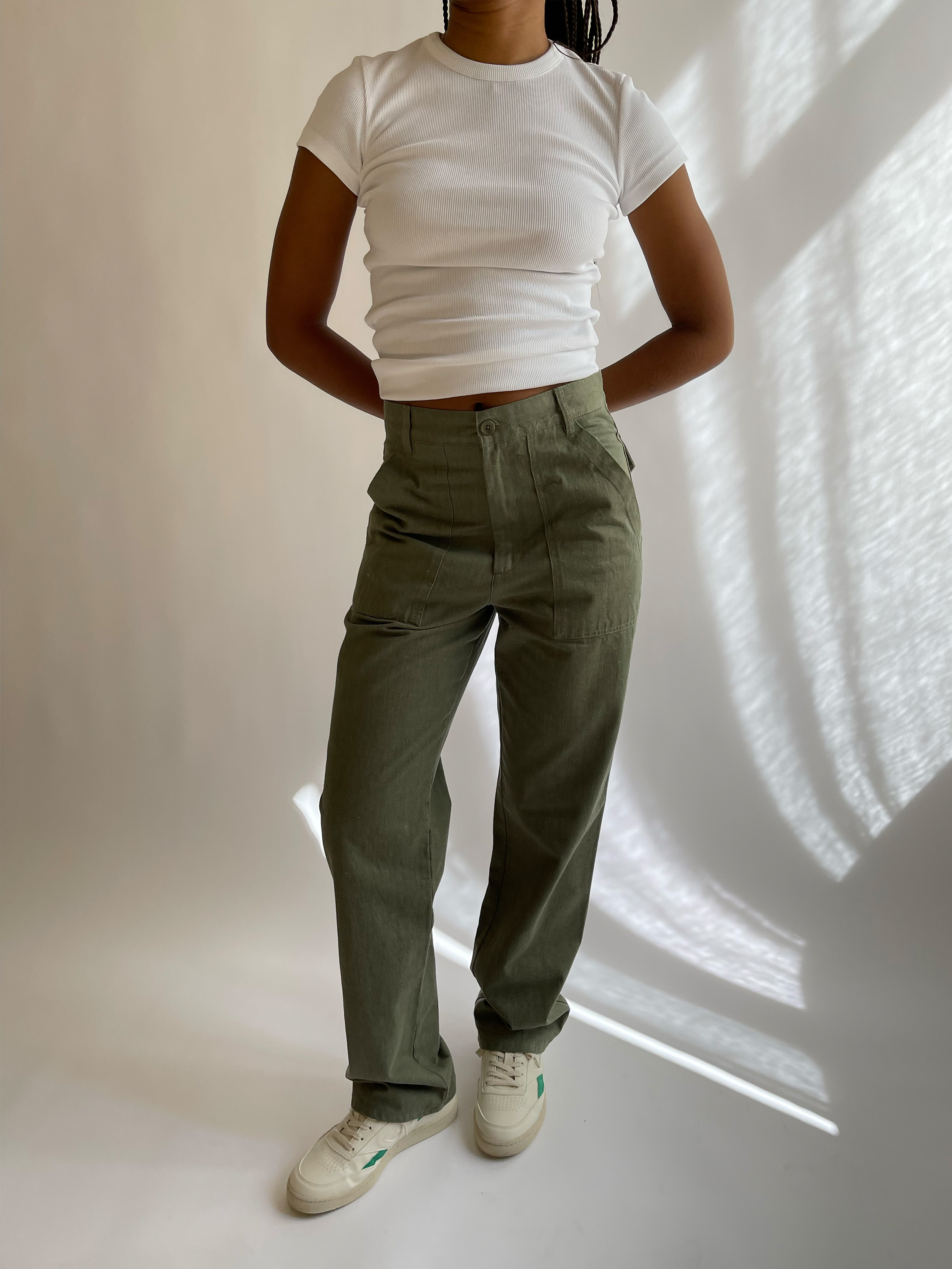 Lemaire High-Waisted Straight Pants in Midnight Green – Diamond Dream  Jewelry + Apparel