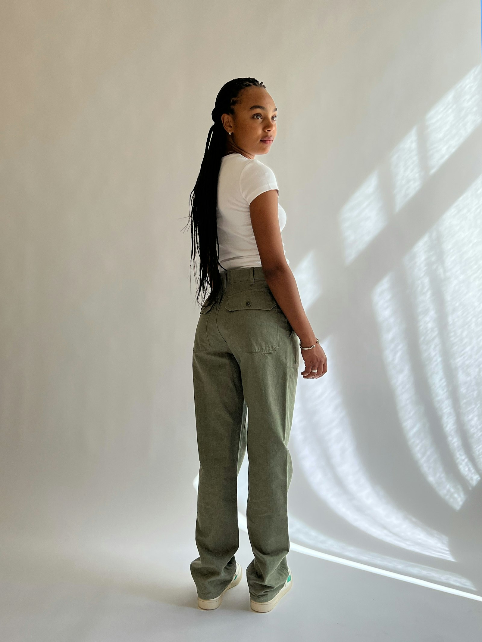 Buy British Green Trousers & Pants for Women by Silverfly Online