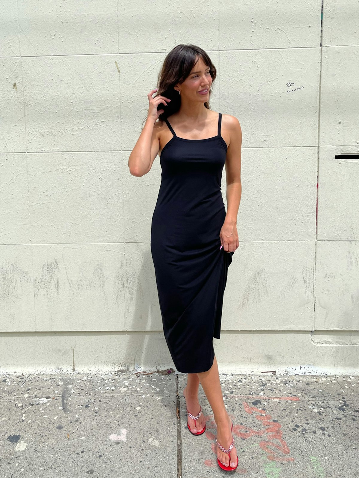 Daily Midi Dress Black