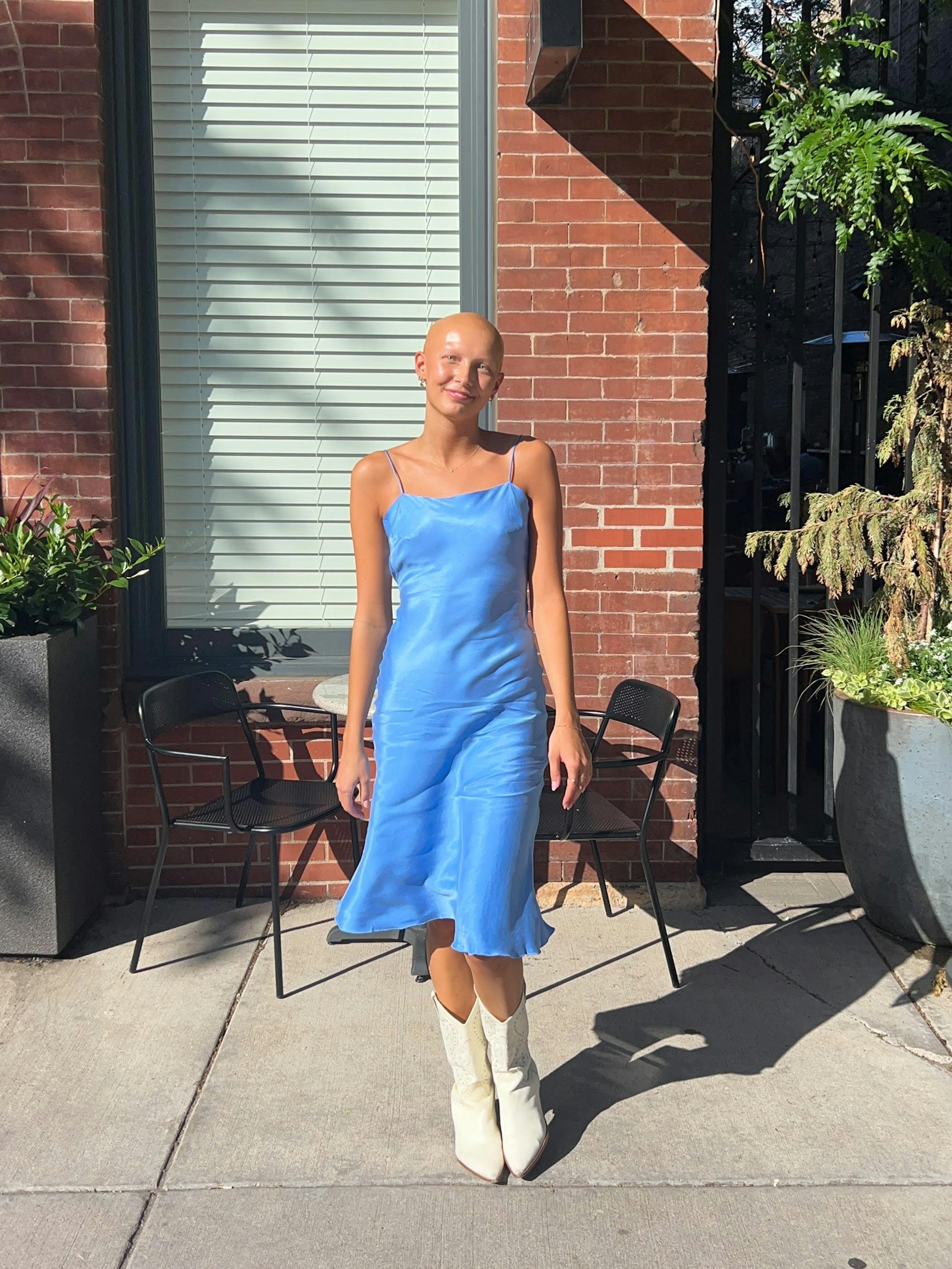 Dream Dress Midi Sky