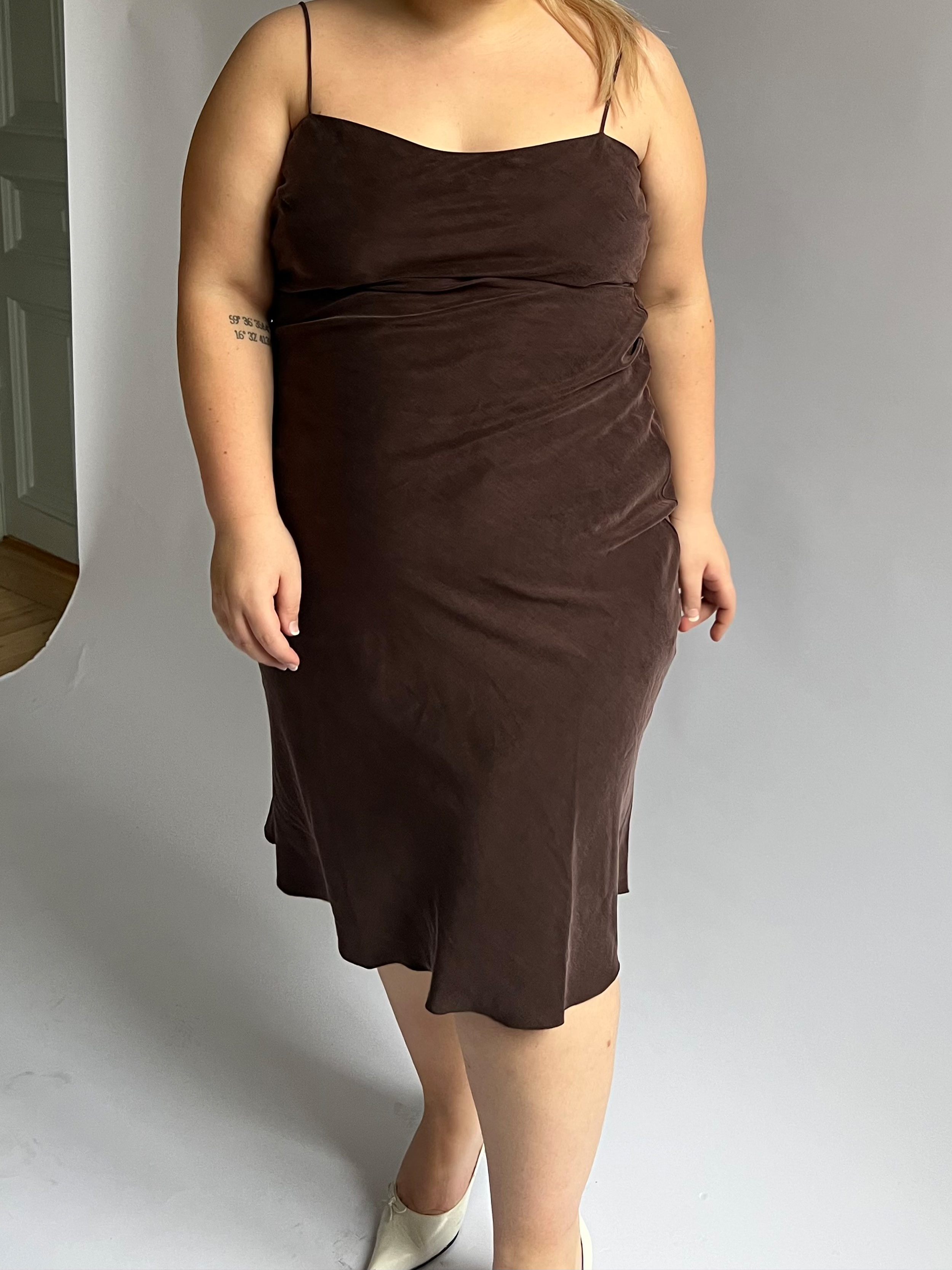 Mocha cocktail fashion dress