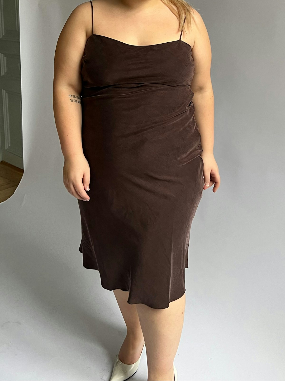 Dream Dress Midi Dark Mocha